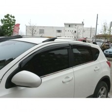 Рейлинги хромированные для Nissan Qashqai 2006-2014гг. с пластиковыми опорами