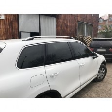 Рейлинги Skyport (серый мат) для Porsche Cayenne 2010-2017гг.