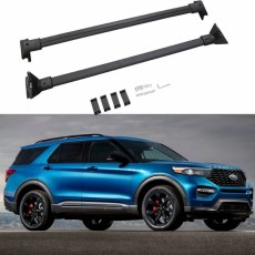 Багажник на рейлинги OEM под оригинал на Ford Explorer 2020- Black