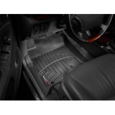 Коврики салона передние Toyota Land Cruiser 120 Prado WeatherTech 441211 , Черные