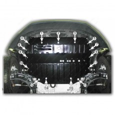 VOLKSWAGEN Jetta 2005-2010 Защита моторн. отс. категории F