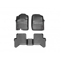 Коврики салона  Nissan Qashqai J10 2007- WeatherTech 44192-1-2, Черные