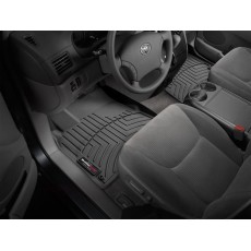 Коврики салона WeatherTech Toyota Sienna 2003-2010, Черные 1+2 ряд. Передний раздельный