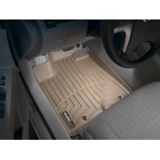 Коврики салона Toyota Highlander 2008-14 Hibrid  WeatherTech 451311-451152, Бежевые