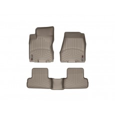 Коврики салона  Nissan Qashqai J10 2007- WeatherTech 45192-1-2, Бежевые