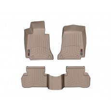 Коврики салона WeatherTech Mercedes C-Class W205 2015-, Бежевые