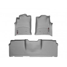 Коврики салона WeatherTech Toyota Tacoma 2005-2011 Double Cab, Серые Без фиксаторов
