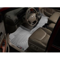 Коврики салона WeatherTech Toyota Sienna 2003-2010, Серые 1+2 ряд. Передний ряд цельный