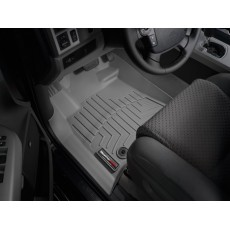 Коврики салона передние Toyota Tundra 2014- Crew Max WeatherTech 464081, Серые