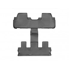 Коврики салона  Toyota Highlander 2014- WeatherTech 446324, 2-й и 3-й ряд, черный