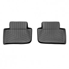 Коврики салона задние Porsche Macan 2014- WeatherTech 442303, Черные