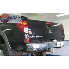 Фаркоп MITSUBISHI L200  (бампер метал) условно-съемный Полигон Авто