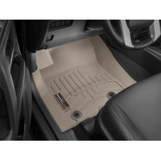 Коврики передние Toyota Land Cruiser 150 Prado 2013- WeatherTech 454931, Бежевые 