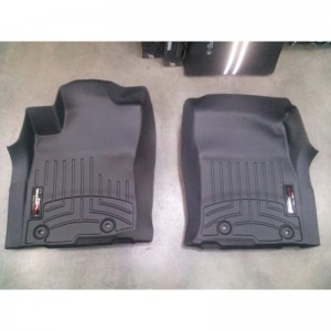 Коврики салона передние Lexus GX 460 2013- WeatherTech 444931, Черные