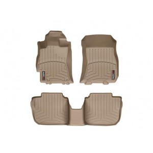 Коврики салона бежевые Subaru Legacy до 2014  WeatherTech FloorLiner 45259-1-2
