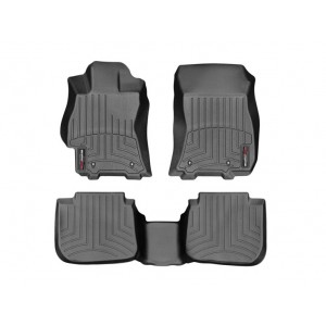 Коврики салона черные Subaru Outback c 2014 АКПП WeatherTech FloorLiner 44708-1-2
