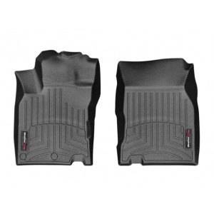 Коврики салона передние Nissan Qashqai 2014- WeatherTech 446921, Черные