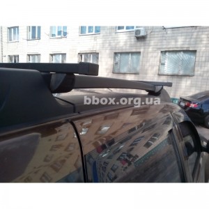 Багажник для Renault Duster 2009-2013 Amos Futura на рейлинги