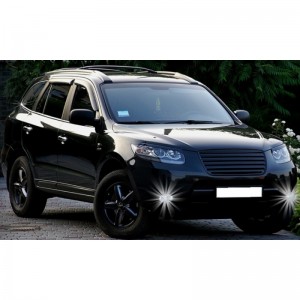 Hyundai Santa Fe 2006-2012 - Дефлекторы окон, 4 шт, темные, EGR.