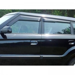Kia Soul 2008-2014 - Дефлекторы окон, 4 шт, темные, EGR.