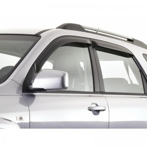 Kia Sportage 2005-2010 - Дефлекторы окон, 4 шт, темные, EGR.