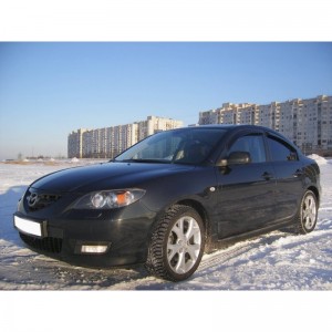 Mazda 3 Sed 2003-2009 - Дефлекторы окон, 4 шт, темные, EGR.