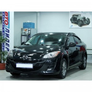 Mazda 3 Sed 2009-2013 - Дефлекторы окон, 4 шт, темные, EGR.
