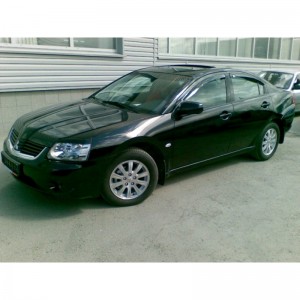 Mitsubishi Galant 2004-2009 - Дефлекторы окон, 4 шт, темные, EGR.
