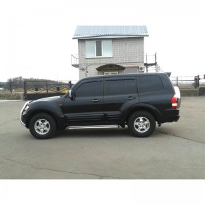 Mitsubishi Pajero Wagon 2000-  Дефлекторы окон, 4 шт, темные, EGR.