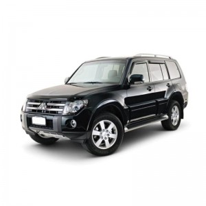Mitsubishi Pajero Wagon 2007-  Дефлекторы окон, 4 шт, темные, EGR.