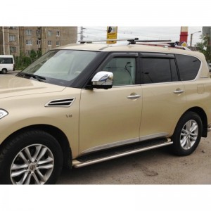 Nissan Patrol 2010-  Дефлекторы окон, 4 шт, темные, EGR.