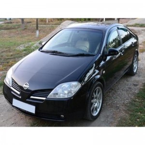 Nissan Primera 2002-2008 - Дефлекторы окон, 4 шт, темные, EGR.