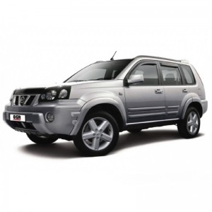 Nissan X-Trail 2001-2006 - Дефлекторы окон, 4 шт, темные, EGR.