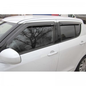 Suzuki Swift 2011-   Дефлекторы окон, 4 шт, темные, EGR.