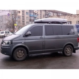 Volkswagen T5 2003-   Дефлекторы окон, 2 шт, дымчатые, EGR.