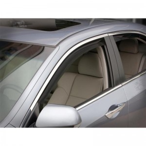 Acura TSX 2009-2014 - Дефлекторы окон, передние, темные. (WeatherTech)