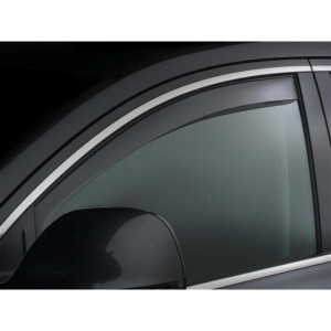 Audi Q7 2007-2015 - Дефлекторы окон, передние, светлые. (WeatherTech)