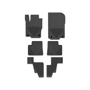 КОВРИКИ САЛОНА  MERCEDES GL-CLASS X166 2012- WEATHERTECH W257-W110-W316 ЧЕРНЫЕ