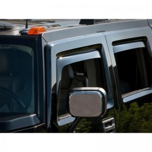 Hummer H2 2003-2010 - Дефлекторы окон, передние, темные. (WeatherTech)