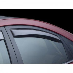 Hyundai Sonata 2011-2014 - Дефлекторы окон, задние, светлые. (WeatherTech)
