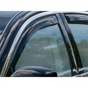 Infiniti G 2007-2013 - Дефлекторы окон, передние, темные. (WeatherTech)