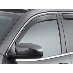 Jeep Cherokee 2014-2016 - Дефлекторы окон, передние, темные. (WeatherTech)
