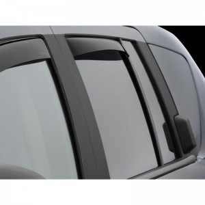 Jeep Compass 2007-2016 - Дефлекторы окон, задние, темные. (WeatherTech)