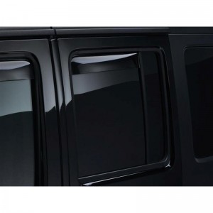 Jeep Wrangler 2007-2016 - Дефлекторы окон, задние, темные. (WeatherTech)