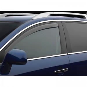 Land Rover Range Rover Discovery 3 2005-2009 - Дефлекторы окон, передние, светлые. (WeatherTech)