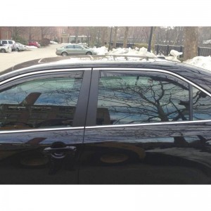 Toyota Camry 2012-2014 - Дефлекторы окон, задние, светлые. (WeatherTech)
