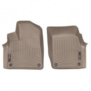 Коврики передние Audi Q7 2015- WeatherTech 458871, Бежевые