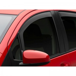 Toyota Yaris 2012-2016 - Дефлекторы окон, передние, темные. (WeatherTech)