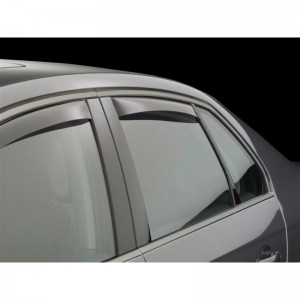 Volkswagen Jetta 2005-2010 - Дефлекторы окон, задние, темные. (WeatherTech)