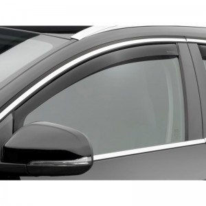 Volvo S60 2011-2016 - Дефлекторы окон, передние, темные. (WeatherTech)